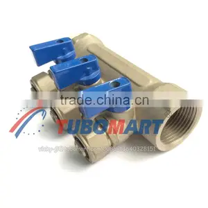 China Supply Heating Plumbing Brass Pap Pex Pipe Manifolds With Ball Valve thumbnail-2