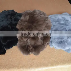 Wholese Real Rabbit Fur Fabric thumbnail-1