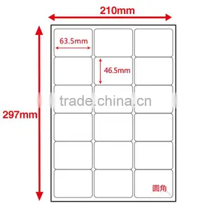 SINMARK Matte Surface 64mm*47mm Waterproof Laser Printer Sticker Paper thumbnail-2