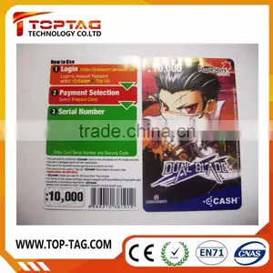 Smart Scratch PVC Card / Scratch Calling Card / Scratch Game Card thumbnail-1