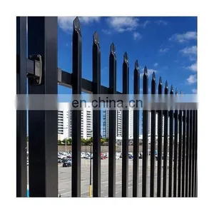 Home Garden Fence Cheap Hot Dip Galvanized Zinc Plated Steel Fence With Powder Coated thumbnail-1
