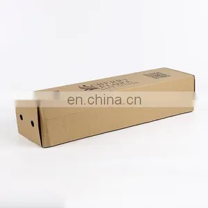 Kraft Folding Mailer Boxes Brown Corrugated Paper Corrugated Board Box for Flower Packing thumbnail-2