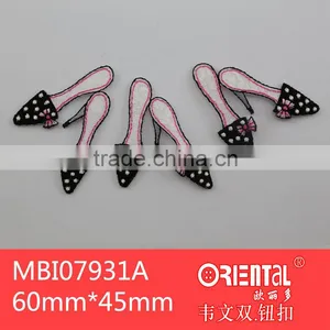 Iron on Lovely High Heeled Shoes Embroidery Patch thumbnail-1