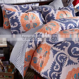 China Textile Floral Printed American Style Bedding Sets OEM Cotton Home Useful Duvet Cover thumbnail-2
