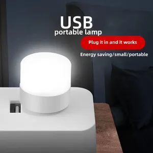 2022 Wholesale Small Book Lamps LED Eye Protection Reading Light Small Round Light Night Light thumbnail-5