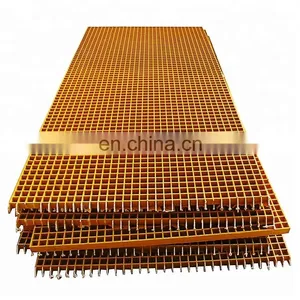 Pedestrian Walkway Trench Cover Plate Tree Cover 25mm FRP Grating thumbnail-1