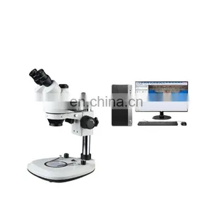 Digital Trinocular Continuous Zoom Stereomicroscope thumbnail-1