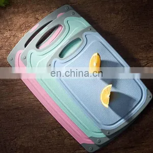 Amazon Hot Sell Kitchen 3Pcs Plastic Chopping Cutting Board Sets thumbnail-5