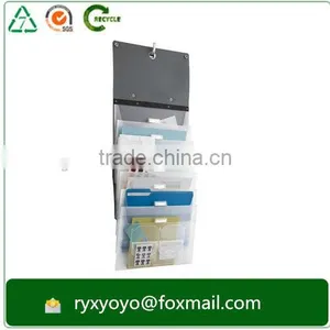Wholesale pp Plastic Poly Hanging Wall File Holder With Pockets thumbnail-1