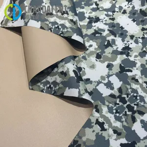600D*600D Recycled Polyester Elastic Fiber Oxford Cloth Digital Printing PU Color Glue Tank Bag Fabric thumbnail-1