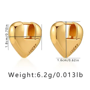 KMJ High Quality 18K Gold Plating With Electrophoretic Coating Tarnish Resistance Jewellery Earrings thumbnail-5