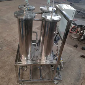 Jialv Demulsification and Dehydration Filtration Equipment, Stainless Steel Hydraulic Oil Mobile Oil Filter Cart thumbnail-2