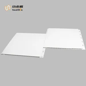 12'' Easy and Quick Installation PVC Wall Panel White Black Interlocking for Commercial Use thumbnail-2