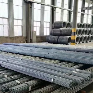Hot Rolled Deformed Steel Bar Gr60 HRB400 HRB500 Carbon Steel Rebar thumbnail-1