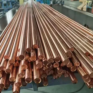 NFC 17-102 Copper Clad Earth Rod 14mm 16mm 1.5m 2m French Standard Lightning Protection thumbnail-3