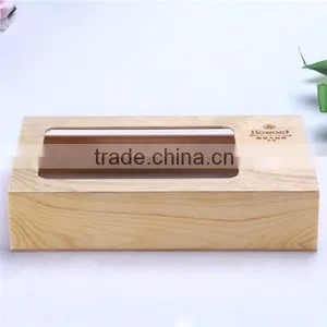 Wholesale Wood Electric Wire Storage Box Wood Tissue Box thumbnail-3