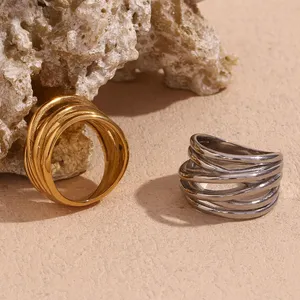 Stainless Steel Ring 0.5mm Thickness Lightweight Ring for Multi-Pack Order thumbnail-4