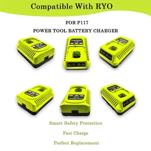 Universal Fast Battery Charger 12-18V 3A 54W for Lawn Mower, Leaf Blower, Snow Blower thumbnail-1