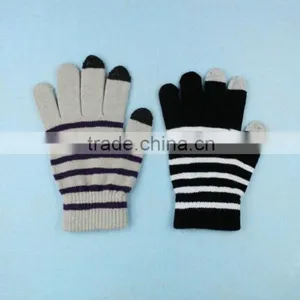 Black and White Touch Screen Gloves Best Selling for Kids and Adults thumbnail-1
