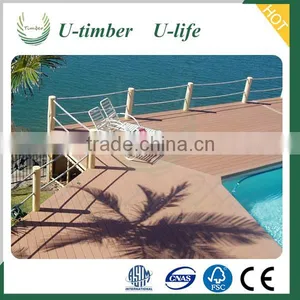 Teak Wood Decking Wpc Tongue and Groove Composite Decking thumbnail-2