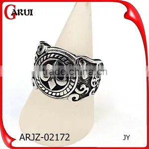 New Arrival Punk Custom Made Stainless Steel Ring Men's Classic Design Jewelry Ring thumbnail-1