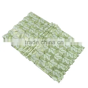 Mitaloo New Design Bridal Lace African Beaded Sequin Organza Lace Fabric MOG0174 thumbnail-4
