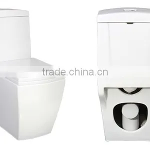 NEW Square Types of Bathroom Design China wc Toilet Bowl thumbnail-3
