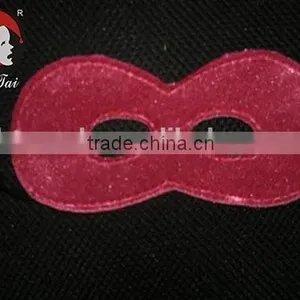 Face Mask Wool Felt Buttler Fly Party Eye Mask thumbnail-1