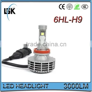 High Quality Auto Headlight Led 6 Generation h9 With 5 Color Available Led Headlight Bulb thumbnail-1