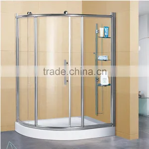 Sector Shaped Fancy Tempered Glass Framed Shower Enclosure thumbnail-5