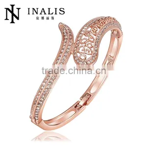 New Arrival Factory Direct Sale Simple Gold Bangle For Children thumbnail-1