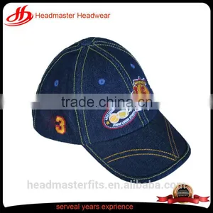 Hot Sell Baseball Cap 2016 High Quality Denim Baseball Cap thumbnail-1