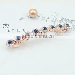 Colorful Crystals Mini Hair Claw Clamp Hair Clip for Women and Girls thumbnail-3
