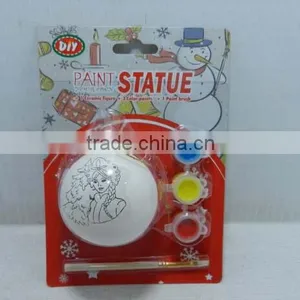 Wholesale Nontoxic Paint Your Own Ceramic Plane Statue Paint DIY Sets thumbnail-1