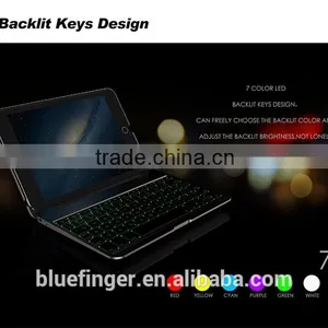 CE&FCCPassed Factory Supply Backlit Keys Bluetooth Keyboard Case for Min4 Wireless Clamshell Bluetooth Keyboard Case Whosale thumbnail-1