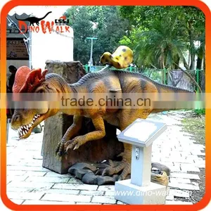Emulation Realistic Animatronic Dinosaur Coin Operated Kiddie Ride Dinosaur thumbnail-1