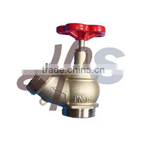 Brass Fire Hose Valve Stock thumbnail-1