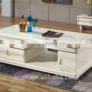 2015 Soild Wood Coffee Table With Marble Top thumbnail-1