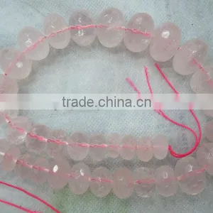 Wholesale Beautiful Rose Quartz Beads Loose Gemstone Beads Rose Quartz Bead for Jewelry Making thumbnail-3