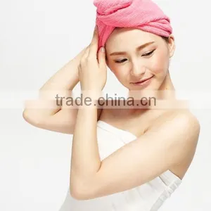 [LJ Towel] Quick Dry Ultra Cheap Price Microfiber Hair Drying Towel Turban Towels Wrap China thumbnail-5