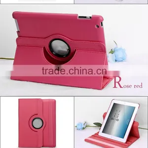 Rotating Tablet PC Leather Pouch for Apple IPad thumbnail-1