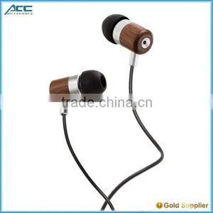 Chinese Manufacturer Natural Wood Earbuds, Earpieces, Earphones thumbnail-2