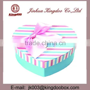 Jinhua Supplier Small Handmade Heart Shaped Paper Watch Box Ribbon thumbnail-1