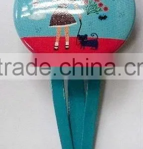 OEM Custom Design Printing Metal Hair Clip/ Hair Grip thumbnail-1