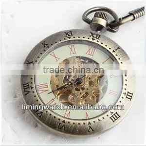 CT-1701 Manufacurer of New Products 2013 Waterproof Fashionable Skeleton Pocket Watch Skeleton Watch Winner thumbnail-1