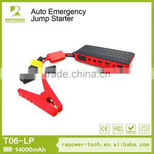 Emergency Mobile Power Supply Car Power Bank 12000mAh 12V Rechargeable Auto Jump Starter thumbnail-1