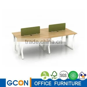 Steel Legs 4 Person Office Desk Office Workstation thumbnail-1