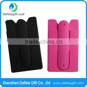Mobile Phone Stands Silicone Cell Phone Wallet Stand thumbnail-1