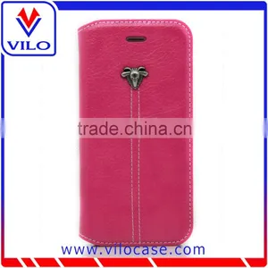 Various Colors Combo Leather Flip Case for Iphone 6s With Card Slot thumbnail-4