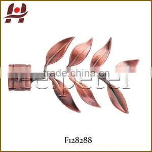 F128288 Window Metal Iron Aluminium Zinc Stainless Steel Leaf Curtain Rods thumbnail-1